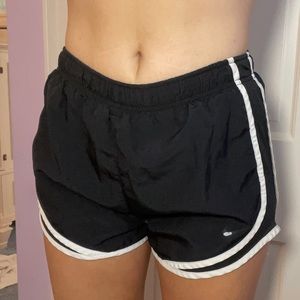 Nike Black and White Running Shorts